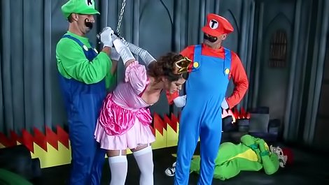 Mario Brothers are fucking the princess
