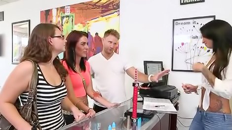Fantastic threesome in the shop