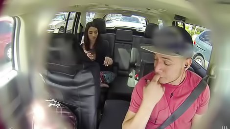 He is fucking her in the car