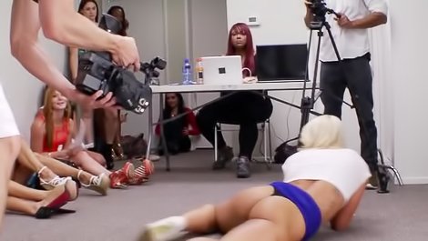 Horny blonde is ready for wild sex