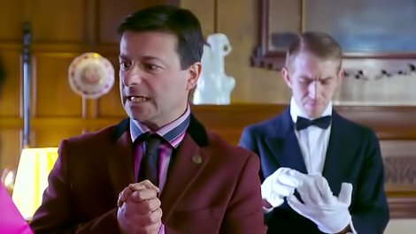 Handsome butler fucks a stunning MILF