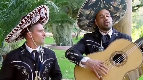 Wild sex with two strong fellows