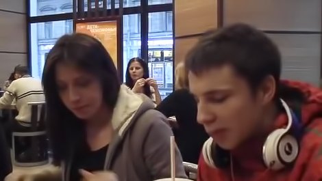 Amateur brunette is being fucked deep