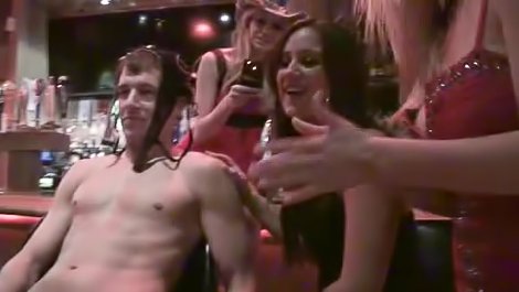 Hot ladies are fucking in the club