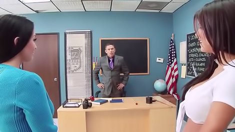 Dirty schoolgirl is getting drilled