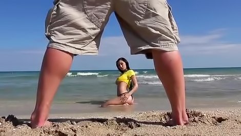 Sexy bitch Cyrstal fucked by her man