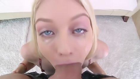 Sweet blonde loves getting banged